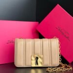 schiaparelli Light Khaki Medium Chain Bag