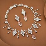 Shield Necklace and Earrings