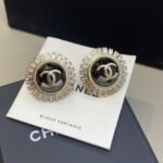 Chanel Vintage Sunflower Stud Earrings