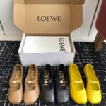 LOEWE 25SS Ultra-Soft Puffy Ballet Flats