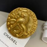 Chanel Vintage Lion Brooch