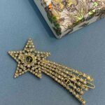 Dior Lucky Shooting Star Twin Pearl Hair Clip