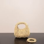 MIU MIU Wander Matelassé Lambskin Mini Top-Handle Bag