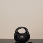 MIU MIU Wander Matelassé Lambskin Mini Top-Handle Bag