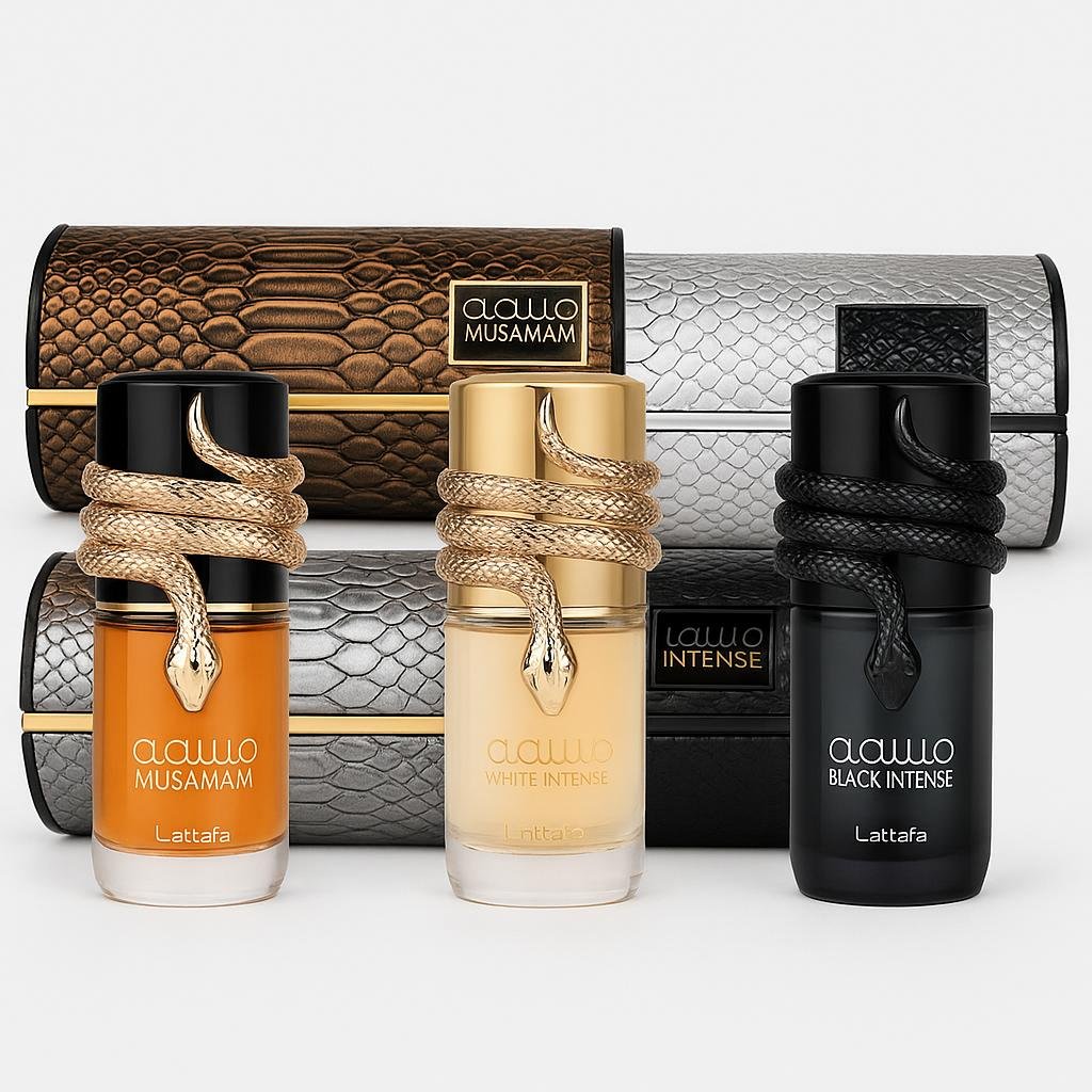 1 MUSAMAM | MUSAMAM WHITE INTENS | MUSAMAM BLACK INTENS | BY LATTAFA | EAU DE PARFUM | 100ML - Image 1